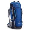 MOUNTAINTOP 80L Internal Frame Backpack for Man & Women Backpacking Hiking Backpack with Rain Cover,Blue view 1
