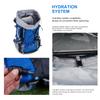 MOUNTAINTOP 80L Internal Frame Backpack for Man & Women Backpacking Hiking Backpack with Rain Cover,Blue view 4
