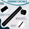 Sratte 24 Pcs Relay Baton Aluminum Field Race Track Baton, Black view 3