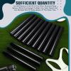 Sratte 24 Pcs Relay Baton Aluminum Field Race Track Baton, Black view 4