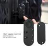 Pilipane Zinc Alloy Plastic Frosted Appearance Luggage Password Lock and Suitcase Password Security Weatherproof Travel Lock, 3 Digits Black Luggage Lock, for Backpack, Gym & School & Employee Locker view 4