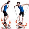Mini Stair Stepper,Step Machine,Mini Steppers for Exercise,Exercise Stepper for Home Workouts,Mini Stepper with Monitor - Low Impact Stepper for at Home Workouts with Rubber Ropes and Mat (6) view 3