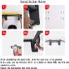 OSCCAR Pull Up Bar Home Gym Exercise Equipment Horizontal Bar Pull-ups Wall Punching Strength Exercise Fitness Equipment Weigh 300 Kg Wall-Mounted Door Indoor Single Parallel Bars view 4