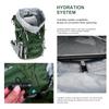 MOUNTAINTOP 80L Internal Frame Backpack for Man & Women Backpacking Hiking Backpack with Rain Cover,Dark Green view 4