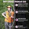 PROHEAR 030 Bluetooth 5.4 Electronic Shooting Ear Protection Earmuffs, Noise Reduction Sound Amplification Hearing Protector for Gun Range and Hunting - Pink view 2