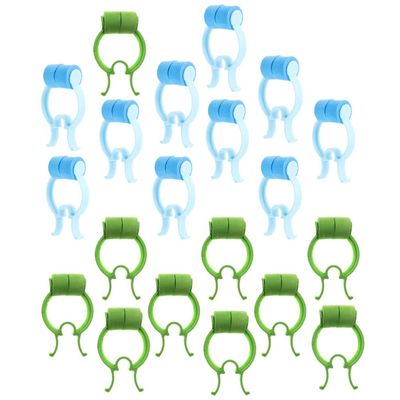 Beavorty 20pcs Nasal Stop Clips Nose Bleed Stopper for Breathing Training Compact and Portable Nose Pincher Clips for Emergency Use Blue Green Colors for Travel and Outdoor Activities