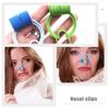 Beavorty 20pcs Nasal Stop Clips Nose Bleed Stopper for Breathing Training Compact and Portable Nose Pincher Clips for Emergency Use Blue Green Colors for Travel and Outdoor Activities view 4