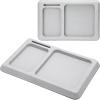 2 Pcs EVA Foam Boat Dash Pad 2 Compartment Cell Phone Boat Dash Accessory Boat Phone Holder Adhesive Backing Boat Dash Organizer for Sea Marine Fishing Boating Center Consoles Deck Tool Accessories view 1