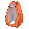 1-2 Person Portable Pop Up Toilet Shower Tent Changing Room Dressing Tent Camping Shelter Orange view 2