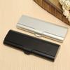 Aluminum Ultra-Light Eyeglass Case Hard Metal Shell Nearsighted Glasses Case Eyeglasses Protection For Small to Medium Frames(silver) view 3