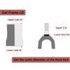 44-44mm Threadless Double Sealed Bearings Headset, Fit Mountain Bike Road Straight Tube Frame Fork Accessories (Color : Black) view 3
