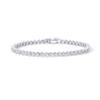 PAVOI Rhodium Plated 2mm Cubic Zirconia Honeycomb Tennis Bracelet | Gold Bracelets for Women | 7.5 Inches view 1