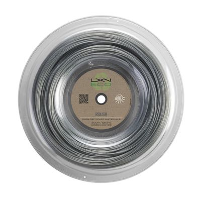 Luxilon Eco Rough 125 Tennis String - 200m Reel, Grey