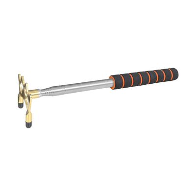 zhuohai Retractable Billiards Cue Stick Bridge, Pool Bridge with Removable Bridge Head(Gold)