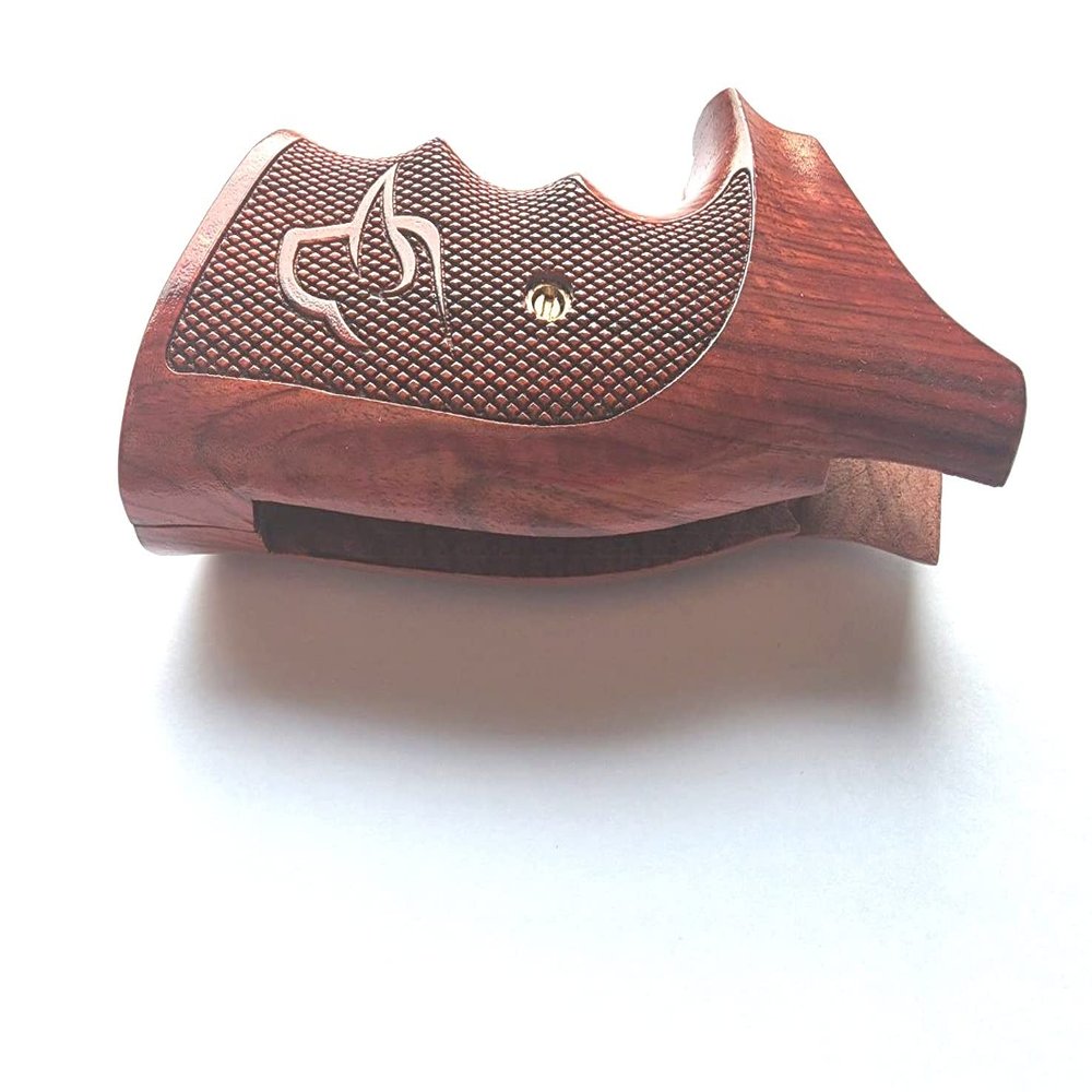 BMPL Hardwood Open Back Luxury Laser Grips Compatible with Taurus Medium/Large Frame.357 M44, 65, 66, 80, 82, 83, 96, 431, 441, 607, 608, 669 Revolver Handmade Handcraft