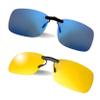 BLUE CUT 2 PACK Clip On Polarized Sunglasses Over Prescription Glasses With UV-400 Protection Lenses For Driving and Sports view 1