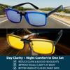BLUE CUT 2 PACK Clip On Polarized Sunglasses Over Prescription Glasses With UV-400 Protection Lenses For Driving and Sports view 3