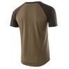Men's Basic Crew Neck Short Sleeve Comfortable Fit Button Collar Shirt Lightweight Casual Tracksuits (Khaki,X-Large) view 2