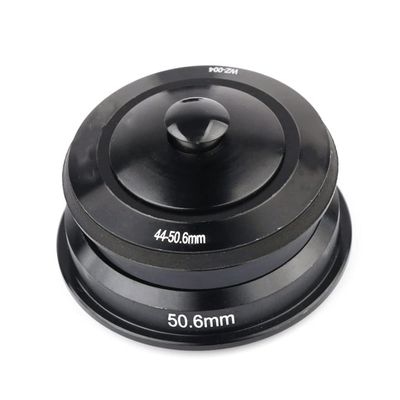 1-1/8" Bike Headset 41.8-52/44-56/44-55/44-50.6mm Bearing Headset for Mountain Bike/MTB Road Bike High Precision Machining Aluminum Alloy (Color : Black, Size : 44-50.6MM)