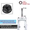 1-1/8" Bike Headset 41.8-52/44-56/44-55/44-50.6mm Bearing Headset for Mountain Bike/MTB Road Bike High Precision Machining Aluminum Alloy (Color : Black, Size : 44-50.6MM) view 2
