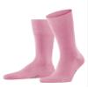 Falke Mens Tiago Breathable Socks Sustainable Organic Cotton Scotland Thread Thin Blend Solid Color Fancy Shiny Elegant Flat Toe Stitching For Daily Life Work 1 Pair, Rose Rose Water 8804, 39-40 view 1