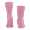 Falke Mens Tiago Breathable Socks Sustainable Organic Cotton Scotland Thread Thin Blend Solid Color Fancy Shiny Elegant Flat Toe Stitching For Daily Life Work 1 Pair, Rose Rose Water 8804, 39-40 view 2