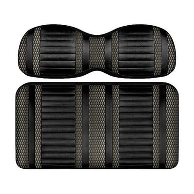 REVENGE DoubleTake Black/Graphite Extreme Front Cushion Set for Club Car DS 2000+