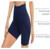 HIGHDAYS 5" Biker Shorts for Women-Black High Waist Compression Spandex view 4