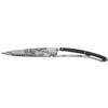 deejo - 37G Folding Pocket Knife with Belt Clip - Rockn Roll Design, 3.7-Inch Stainless Steel Blade, Ebony Wood Handle - Lightweight Everyday Carry for Home, Work, and Outdoor Use view 3