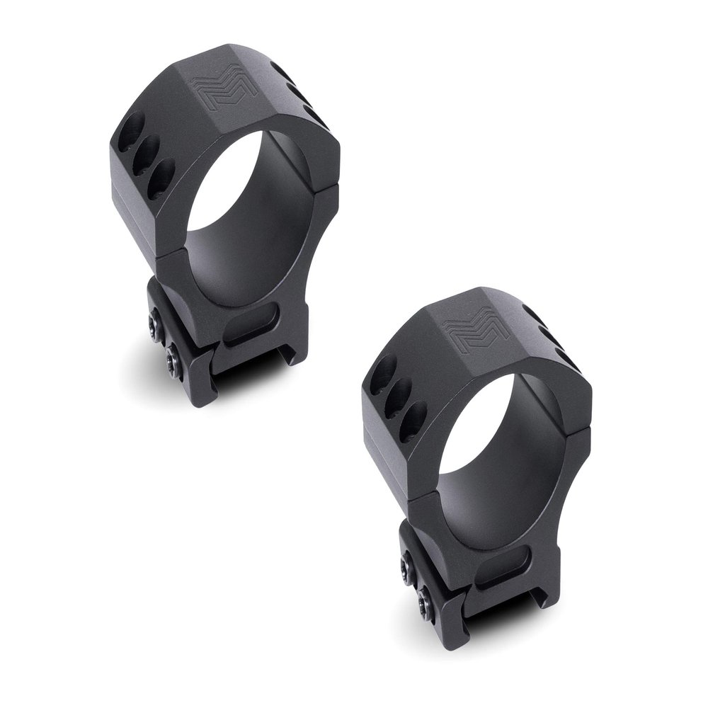 Monstrum Precision V2 Scope Rings with Weaver Anti-Recoil Lugs | 30 mm Diameter | 1.00 inch Height