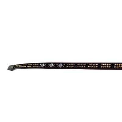 Grewal Equestrian Glistening Copper BROWBAND (Oversize)
