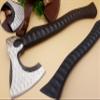 Handcraft Viking Survival Hiking Camping Tactical Wood Carving Bushcraft Chopping Butchery Hachet Throwing Axe view 1