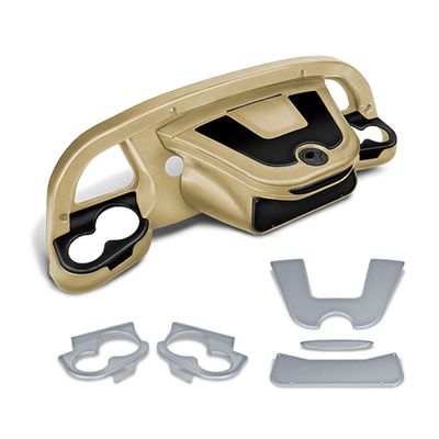 REVENGE DoubleTake Sand Sentry Golf Cart Dash with Silver Inserts for Club Car DS 2000+ (Only Fits DoubleTake Phoenix Body Kits)