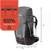 AMPEX Hiking Backpack | Camping Essentials Lightweight Backpack for Men & Women, Travel Bag for Backpacking, Camping, Hunting and More (50 Liter) view 2