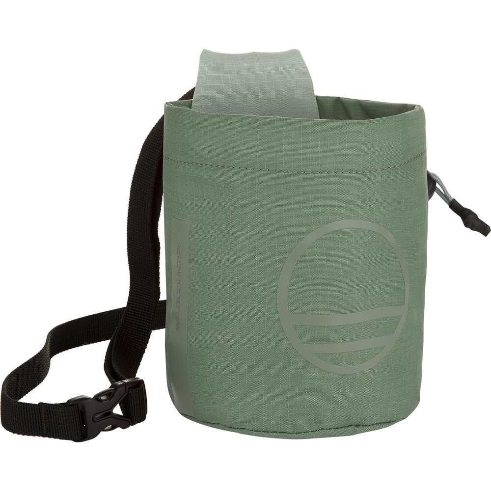 Wild Country Session Rock Climbing Chalk Bag for Sport, Trad, & Indoor Climbing - Green Ivy - One Size