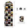 QOOMO Construction Truck Printed Camping Sleeping Bags,3 Season Warm & Cool Weather,Lightweight,Waterproof Sleeping Bags for Adults & Kids,Traveling,and Outdoors,Camping Gear Equipment view 2