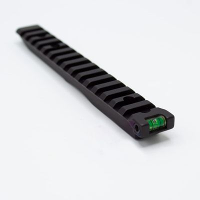 CVA Paramount Scope Base w/Bubble Level | Full-Length Picatinny Rail, Customizable Removable Bubble Level, 6061 Aluminum, Matte Black, 20 MOA