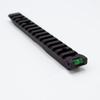CVA Paramount Scope Base w/Bubble Level | Full-Length Picatinny Rail, Customizable Removable Bubble Level, 6061 Aluminum, Matte Black, 20 MOA view 1