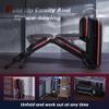 FLYBIRD Foldable Weight Bench with Resistance Bands, 8 Backrests Fast Adjustable FID for Home Gym Full Body Workout, Easy to Storage for Small Apartment view 4