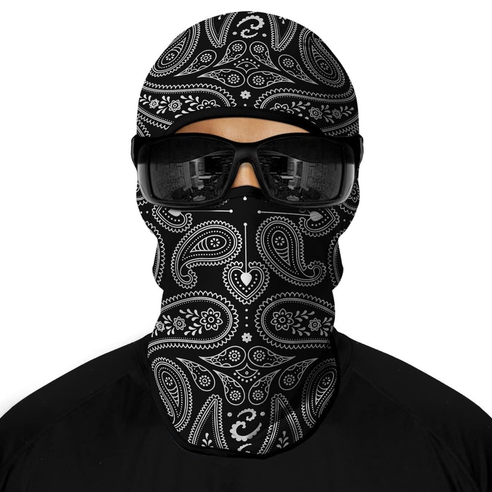 3D Balaclava Ski Mask Motorcycle Full Face Mask Outdoor Tactical Hood Headwear Mask Ghosts Skull Mask Men Women for HalloweenStyle w