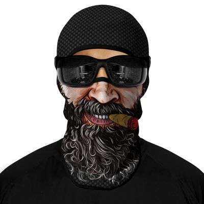3D Balaclava Ski Mask Motorcycle Full Face Mask Outdoor Tactical Hood Headwear Mask Ghosts Skull Mask Men Women for HalloweenStyle o