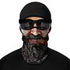 3D Balaclava Ski Mask Motorcycle Full Face Mask Outdoor Tactical Hood Headwear Mask Ghosts Skull Mask Men Women for HalloweenStyle o view 1
