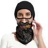 3D Balaclava Ski Mask Motorcycle Full Face Mask Outdoor Tactical Hood Headwear Mask Ghosts Skull Mask Men Women for HalloweenStyle o view 2