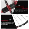 ZECHAO Cycling Wheelsets,Aluminium Alloy 26/27.5/29in Carbon Fiber Flower Drum Quick Release Disc Brake 9/10/11speed Wheel Freewheel (Color : Black, Size : 27.5inch) view 4