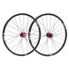 ZECHAO Bike Wheelset 26/27.5/29in,Aluminium Alloy Disc Brake Quick Release Carbon Fiber Flower Drum Cycling Wheels (Color : Black, Size : 27.5inch) view 1