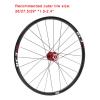 ZECHAO Bike Wheelset 26/27.5/29in,Aluminium Alloy Disc Brake Quick Release Carbon Fiber Flower Drum Cycling Wheels (Color : Black, Size : 27.5inch) view 3