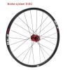 ZECHAO Bike Wheelset 26/27.5/29in,Aluminium Alloy Disc Brake Quick Release Carbon Fiber Flower Drum Cycling Wheels (Color : Black, Size : 27.5inch) view 4
