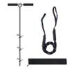 BALAVA 36" Sand Anchor,Chromium-Plated Steel Boat Screw Anchor with Removable Handle,Boat Sand Anchor with Bungee Dock LineShallow Water Anchor for Jet Ski,PWC,Pontoon,Kayak,Canoe view 1