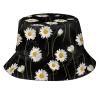 Unisex Daisy Flower Bucket Hat Beach Sun Hat Aesthetic Fishing Hat for Men Women Teens view 1