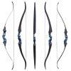60 Inch Black Hunter Recurve Bow 20-60lbs Takedown Archery Bow Set Right Hand Bow and Arrow Adult for Outdoor Hunting Target Practice (35LBS) view 4
